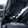 Záslepky otvorů pro zadní stupačky, Honda CB, CBR a Ducati Multistrada, černé